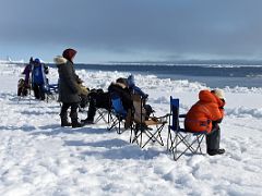 01B We Wait At The Floe Edge To See Birds Whales On Day 5 Of Floe Edge Adventure Nunavut Canada